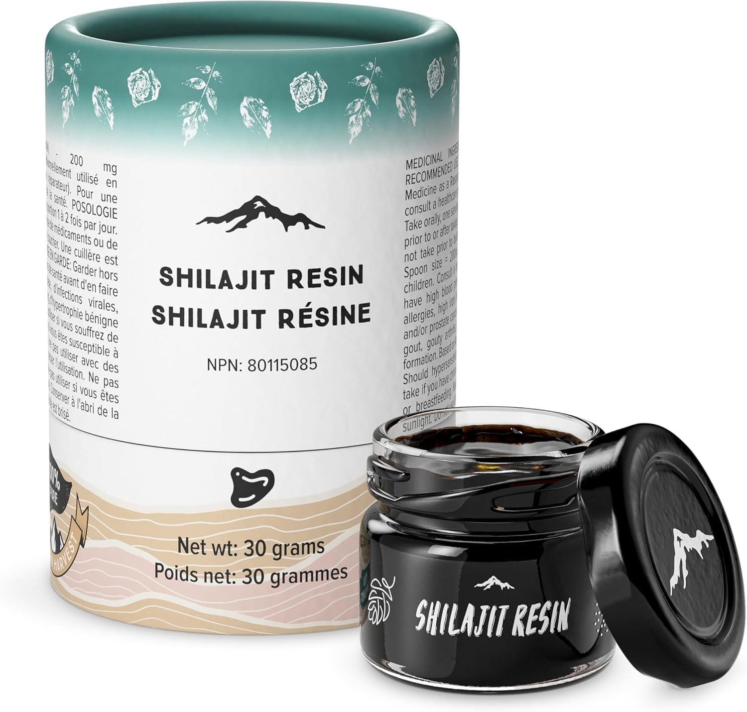 Pure Shilajit Resin with Spoon