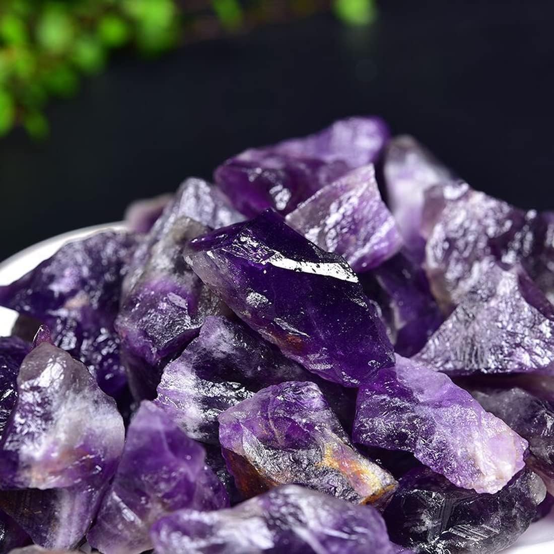 Large cluster of amethyst