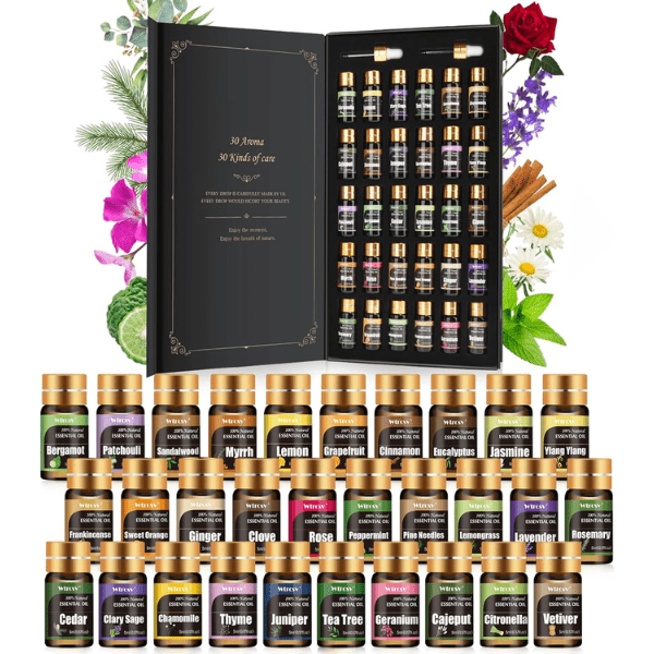 Set of 30 essentials oils for sleep