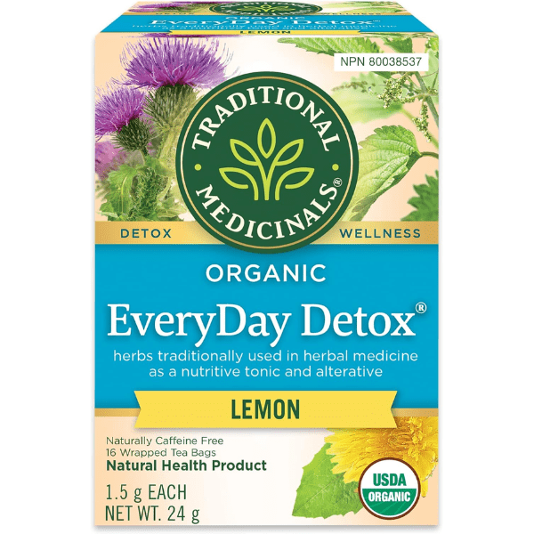 Traditional Medicinals Organic Everyday Detox Lemon Herbal Tea